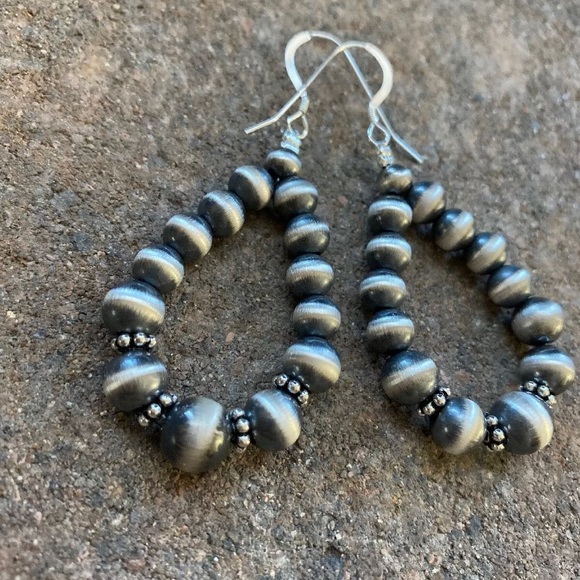 Sterling Silver Bead Earring… - Picture 8 of 8